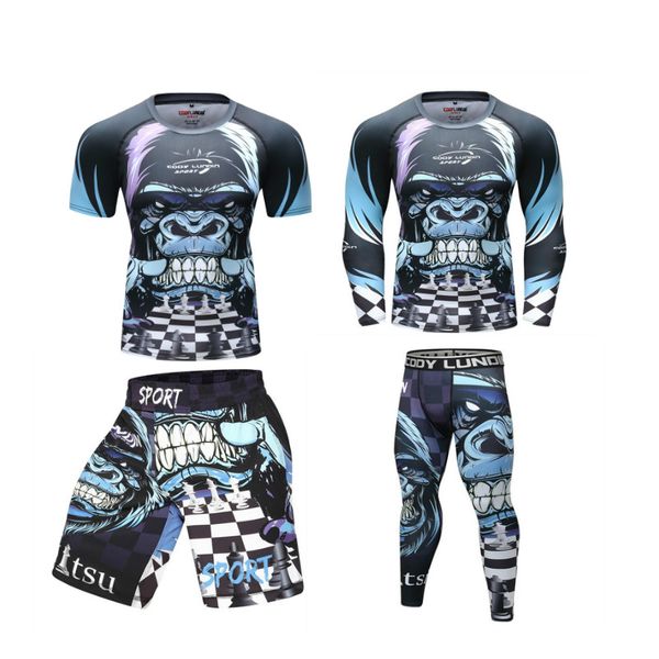 rashguard men sport suit 3d print boxing jerseys men kickboxing muay thai shorts fightwear bjj t-shirts leggings, Black;red
rashguard men sport suit 3d print boxing jerseys men kickboxing muay thai shorts fightwear bjj t-shirts leggings, Black;red