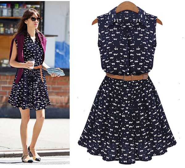 women designer dresses shirt dress cat women footprints pattern show thin cap sleeve 2019 new design summer dresses belt designer clothes, Black;gray
women designer dresses shirt dress cat women footprints pattern show thin cap sleeve 2019 new design summer dresses belt designer clothes, Black;gray