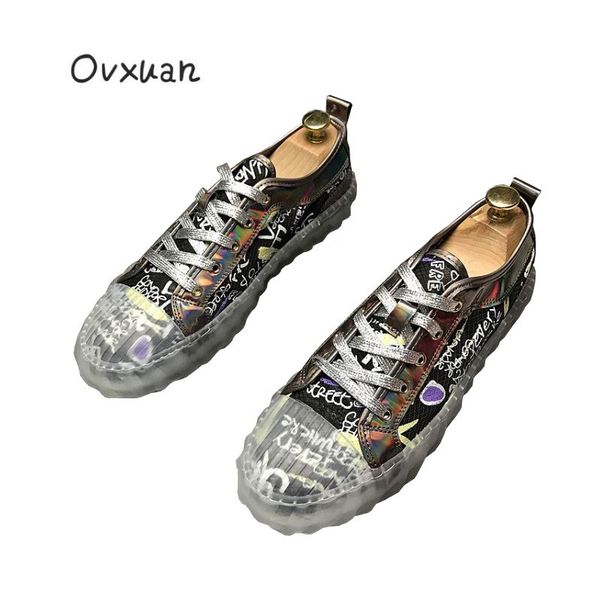 ovxuan 2020 men fashion casual loafers shoes youth crystal trend british style mens shoes hip hop sneakers male, Black
ovxuan 2020 men fashion casual loafers shoes youth crystal trend british style mens shoes hip hop sneakers male, Black