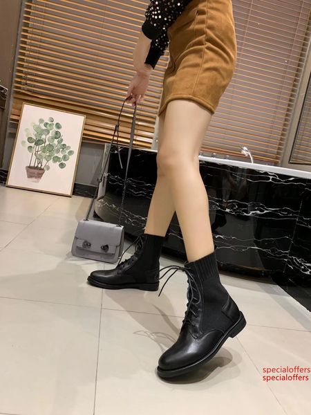 2019 new european and american martin boots women with autumn and winter leather thin leather shiny knitted elastic boots thin shoes, Black
2019 new european and american martin boots women with autumn and winter leather thin leather shiny knitted elastic boots thin shoes, Black