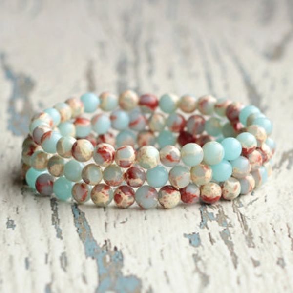 6mm stone bracelet man boho stacking wrist natural semi precious bead bracelet for unisex, Golden;silver
6mm stone bracelet man boho stacking wrist natural semi precious bead bracelet for unisex, Golden;silver