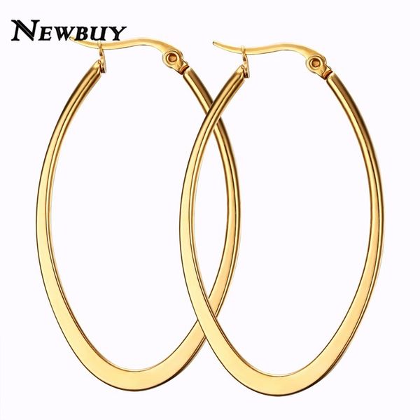 newbuy 2020 new fashion big size hoop earrings women bijoux stainless steel earring jewelry fine birthday gift, Golden;silver
newbuy 2020 new fashion big size hoop earrings women bijoux stainless steel earring jewelry fine birthday gift, Golden;silver