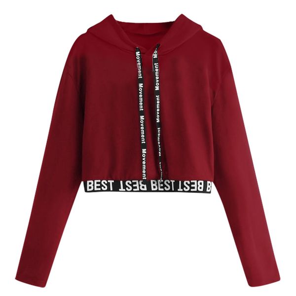 fashion autumn winter womens letter long sleeve splice pullover hooded sweatshirt short teens youth dancer clothing, Black
fashion autumn winter womens letter long sleeve splice pullover hooded sweatshirt short teens youth dancer clothing, Black