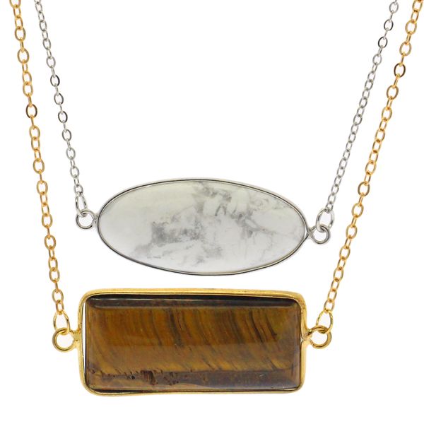 fashion creative natural gem jewelry multicolor gem pendant necklace wholesale, Silver
fashion creative natural gem jewelry multicolor gem pendant necklace wholesale, Silver