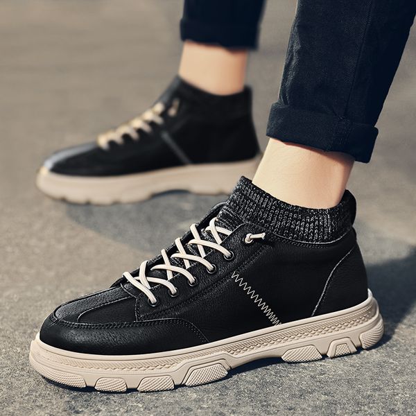 fashion men boots mens shoes casual bottes pour hommes men non-slip footwear sneaker outdoor work boots walking, Black
fashion men boots mens shoes casual bottes pour hommes men non-slip footwear sneaker outdoor work boots walking, Black