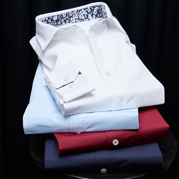 men's casual long-sleeved collar collar blouse fashion shirt man shirts designer solid male clothing fit business s, White;black
men's casual long-sleeved collar collar blouse fashion shirt man shirts designer solid male clothing fit business s, White;black