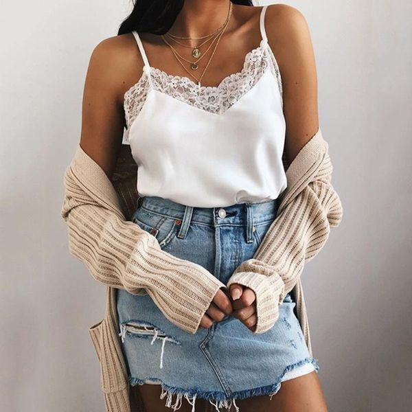 summer lace patchwork cami women 2020 sleeveless ladies tank womens clothing cute for women woman clothes, White
summer lace patchwork cami women 2020 sleeveless ladies tank womens clothing cute for women woman clothes, White
