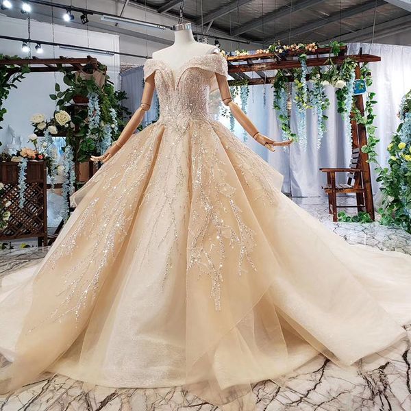 2019 saudi arabia wedding dresses sweetheart neck off the shoulder short sleeve backless lace up back ruffle sequins pattern bridal gowns, White
2019 saudi arabia wedding dresses sweetheart neck off the shoulder short sleeve backless lace up back ruffle sequins pattern bridal gowns, White