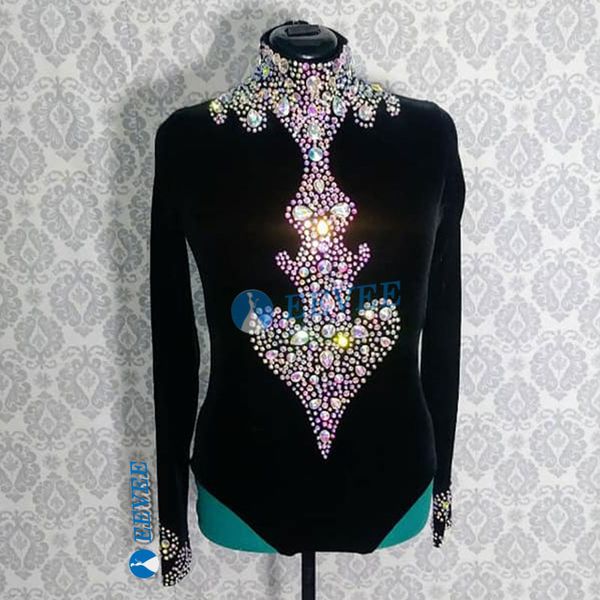 glisten rhinestones bodysuit black women's party prom bar drag queen outfit black velvet singer show stage wear, Black;red
glisten rhinestones bodysuit black women's party prom bar drag queen outfit black velvet singer show stage wear, Black;red