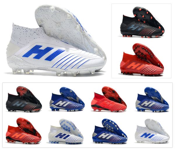 2019 New Predator 19+ 19.1 FG AG PP Paul Pogba soccer 19+x cleats Slip-On football boots mens high top soccer shoes cheap Size 39-45
2019 New Predator 19+ 19.1 FG AG PP Paul Pogba soccer 19+x cleats Slip-On football boots mens high top soccer shoes cheap Size 39-45
