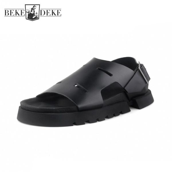 summer men sandals 2020 new genuine leather gladiator sandal buckle strap open toe beach slippers mens breathable non-slip slide, Black
summer men sandals 2020 new genuine leather gladiator sandal buckle strap open toe beach slippers mens breathable non-slip slide, Black