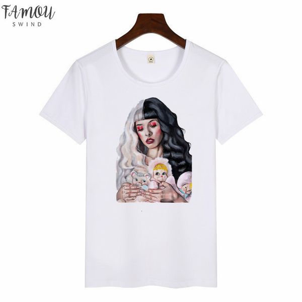 2020 women funny art print t shirt harajuku aesthetic tshirts female melanie martinez t shirt summer graphic tees women, White
2020 women funny art print t shirt harajuku aesthetic tshirts female melanie martinez t shirt summer graphic tees women, White