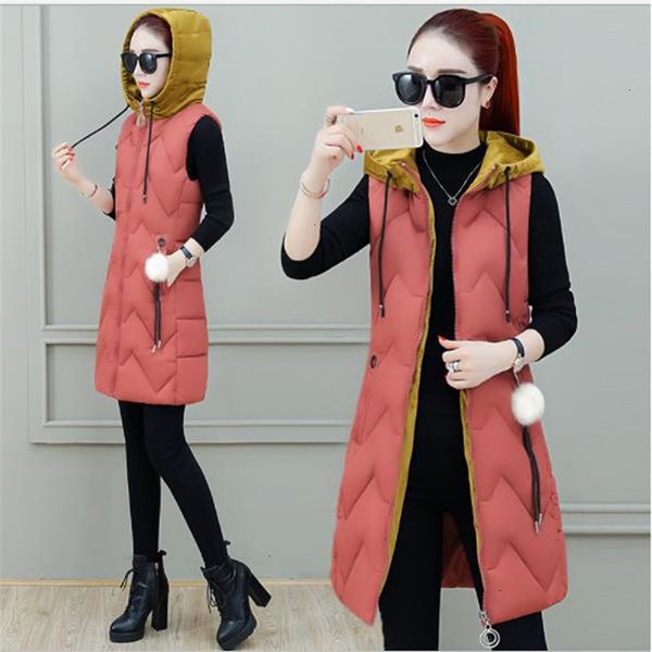 women casual waistcoat 2019 medium-long autumn winter women vest hooded zipper warm vest slim clothing plus size 3xl h030, Black;white
women casual waistcoat 2019 medium-long autumn winter women vest hooded zipper warm vest slim clothing plus size 3xl h030, Black;white
