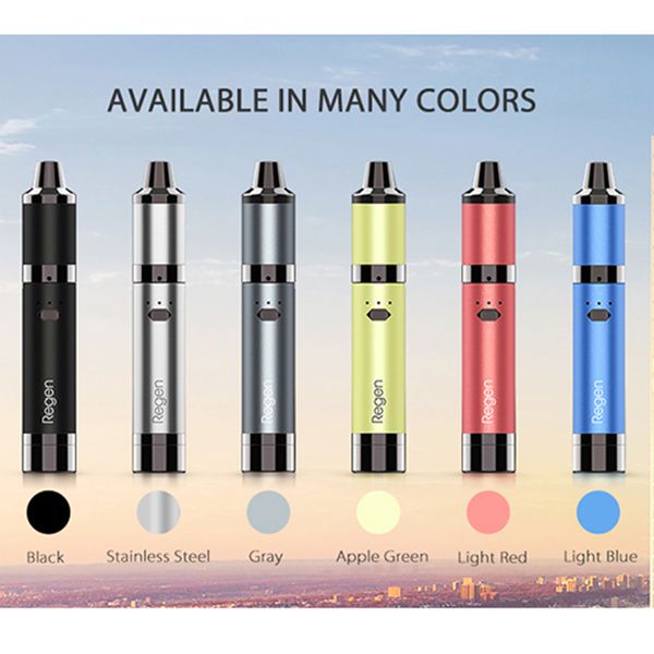 2020 Аутентичного Yocan Regen Wax сиропы Vape Pen 1100mah Батарея QTC ППЭС Coil Портативные 6 цветов Yocan брони 
2020 Аутентичного Yocan Regen Wax сиропы Vape Pen 1100mah Батарея QTC ППЭС Coil Портативные 6 цветов Yocan брони