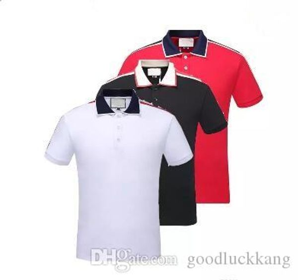 new fashion men brand polo t-shirt embroidery snake collar classic t shirt short-sleeved t shirt g striped lovers girls women men tee g9, White;black
new fashion men brand polo t-shirt embroidery snake collar classic t shirt short-sleeved t shirt g striped lovers girls women men tee g9, White;black
