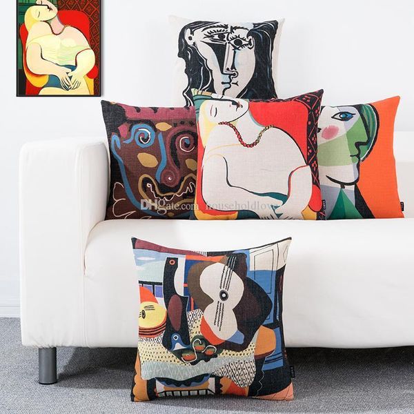 picasso famous painting nordic personality ins simple office nap cotton sofa cushion pillow car with lumbar support decorative pillow
picasso famous painting nordic personality ins simple office nap cotton sofa cushion pillow car with lumbar support decorative pillow