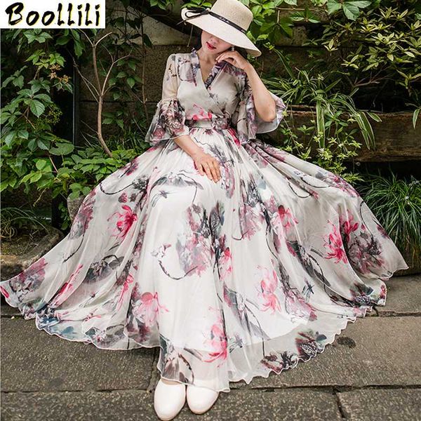 boollili summer dress 2020 women long floral chiffon dress beach maxi dresses for women boho v neck woman clothes vestidos, Black;gray
boollili summer dress 2020 women long floral chiffon dress beach maxi dresses for women boho v neck woman clothes vestidos, Black;gray
