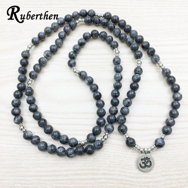 ruberthen labradorite wrap trendy handmade men`s 108 mala yoga or necklace ohm charm bracelet y200807, Black
ruberthen labradorite wrap trendy handmade men`s 108 mala yoga or necklace ohm charm bracelet y200807, Black