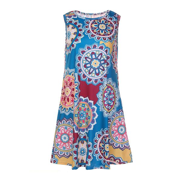 Summer Designer Women Dresses Sexy Beach Dress Printed Sleeveless Floral Dress Ladies One Piece Colorful Clothing
Summer Designer Women Dresses Sexy Beach Dress Printed Sleeveless Floral Dress Ladies One Piece Colorful Clothing