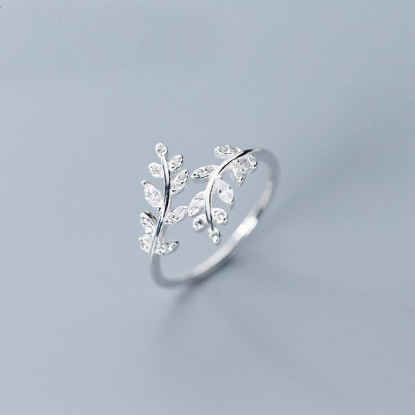 mloveacc branch leaf ring authentic 925 sterling silver size adjustable finger rings with cz for women fashion jewelry, Slivery;golden
mloveacc branch leaf ring authentic 925 sterling silver size adjustable finger rings with cz for women fashion jewelry, Slivery;golden
