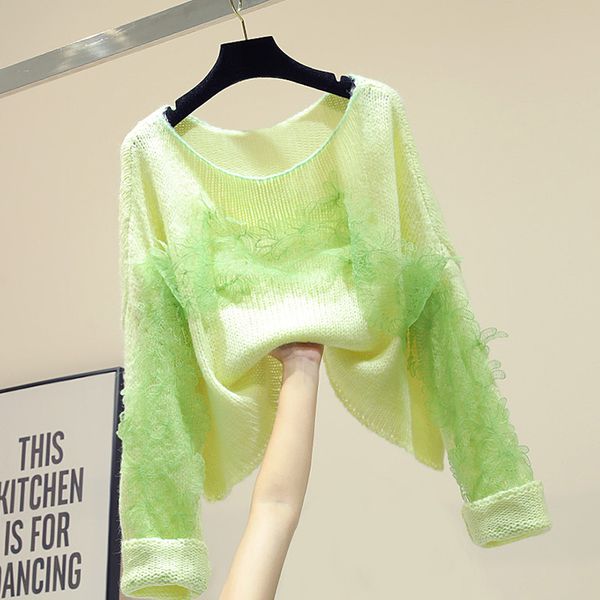 new lace stitching knitted jacket pullover sweater for women autumn wear green sweaters girl lady smock jumper knitted shirt, White;black
new lace stitching knitted jacket pullover sweater for women autumn wear green sweaters girl lady smock jumper knitted shirt, White;black
