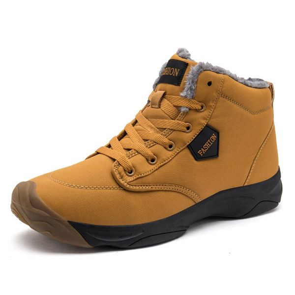 oeak new winter warm men boots pu leather fur plus men snow boots handmade waterproof working ankle shoes, Black
oeak new winter warm men boots pu leather fur plus men snow boots handmade waterproof working ankle shoes, Black