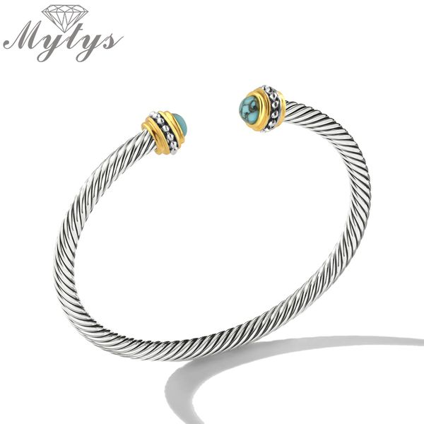 mytys 6mm cable wire bracelets open cuff hand twisted bangle for women shining silver color fashion trendy jewelry gift b1153, Golden;silver
mytys 6mm cable wire bracelets open cuff hand twisted bangle for women shining silver color fashion trendy jewelry gift b1153, Golden;silver