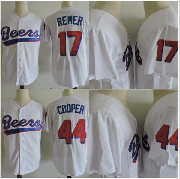 milwaukee beers moive jersey #17 doug remer #44 joe cooper stitched baseketball beers movie baseball jerseys white, Black
milwaukee beers moive jersey #17 doug remer #44 joe cooper stitched baseketball beers movie baseball jerseys white, Black