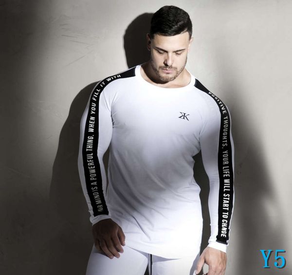 fashion men shirts fitness training long sleeve undershirt quick dry breathable stretch leisure 4 styles size m-3xl active letter 5, White;black
fashion men shirts fitness training long sleeve undershirt quick dry breathable stretch leisure 4 styles size m-3xl active letter 5, White;black