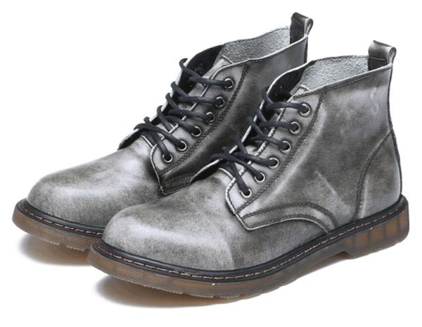 lovers vintage real genuine leather flat ankle boots spring autumn full grain leather low heels lace-up men short boots 20161230, Black
lovers vintage real genuine leather flat ankle boots spring autumn full grain leather low heels lace-up men short boots 20161230, Black
