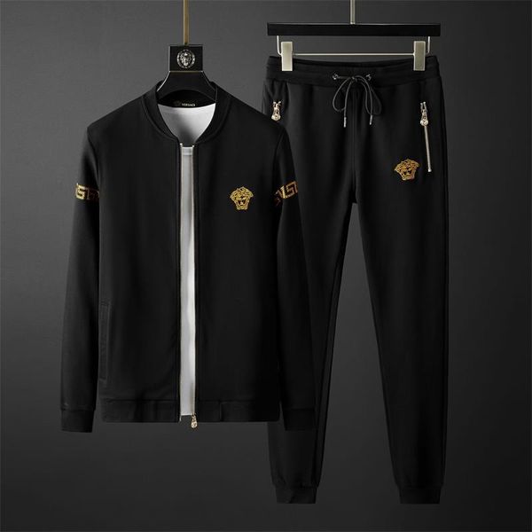 mens stylist spring hip hop tracksuits high-end luxurious designer cardigan hoodies pants 2pcs clothing sets running medusa tracksuits, Gray
mens stylist spring hip hop tracksuits high-end luxurious designer cardigan hoodies pants 2pcs clothing sets running medusa tracksuits, Gray