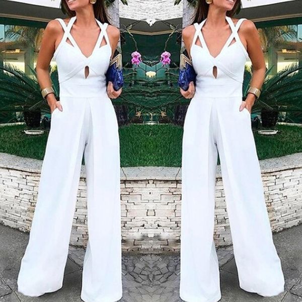new bodycon bodysuit women white lace up jumpsuit solid color loose one piece romper overalls party playsuit female, Black;white
new bodycon bodysuit women white lace up jumpsuit solid color loose one piece romper overalls party playsuit female, Black;white
