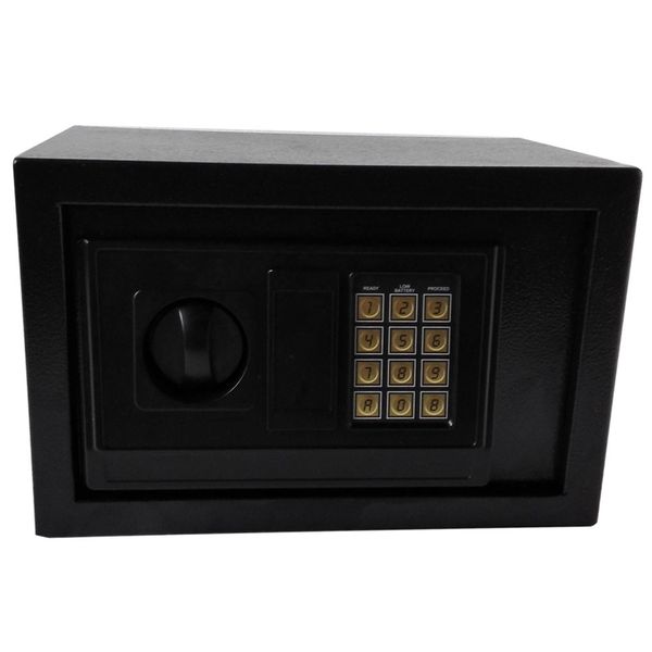 e20ea small size electronic digital steel safe box digits lock safe storage case black 31x20x20cm
e20ea small size electronic digital steel safe box digits lock safe storage case black 31x20x20cm