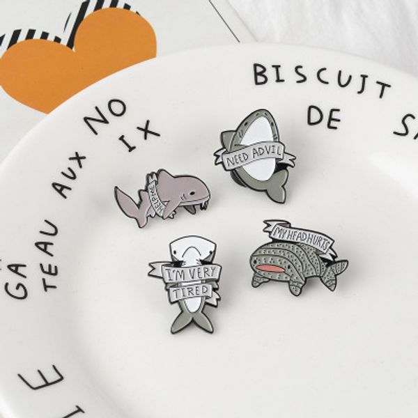 20pcs 4 styles pin cute animal brooch ocean animal pins whale, shark enamel pin lettering pins gift to friends, Black
20pcs 4 styles pin cute animal brooch ocean animal pins whale, shark enamel pin lettering pins gift to friends, Black