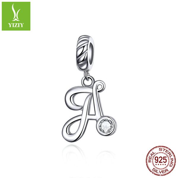 26 Initial Letters alphabet Pendant 925 Sterling Silver Handwritten Language Pendants Charm for Bracelets and Necklace Making
26 Initial Letters alphabet Pendant 925 Sterling Silver Handwritten Language Pendants Charm for Bracelets and Necklace Making