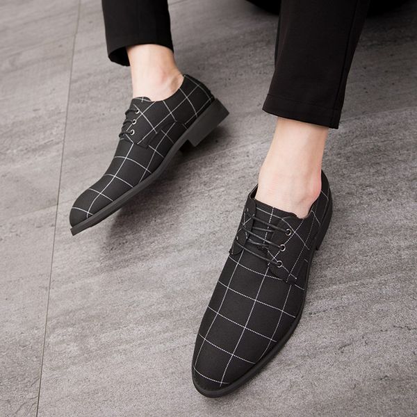 mens formal shoes leather shoes for men dressing wedding men's office lace up male zapatos de hombre 8.5, Black
mens formal shoes leather shoes for men dressing wedding men's office lace up male zapatos de hombre 8.5, Black