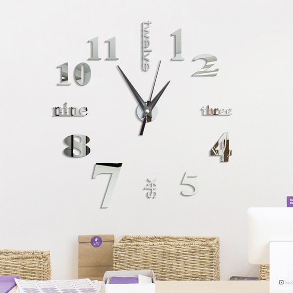 wall clock modern design 3d diy digital decorative self adhesive mirror modern kitchen vintage large wall clock stickers
wall clock modern design 3d diy digital decorative self adhesive mirror modern kitchen vintage large wall clock stickers