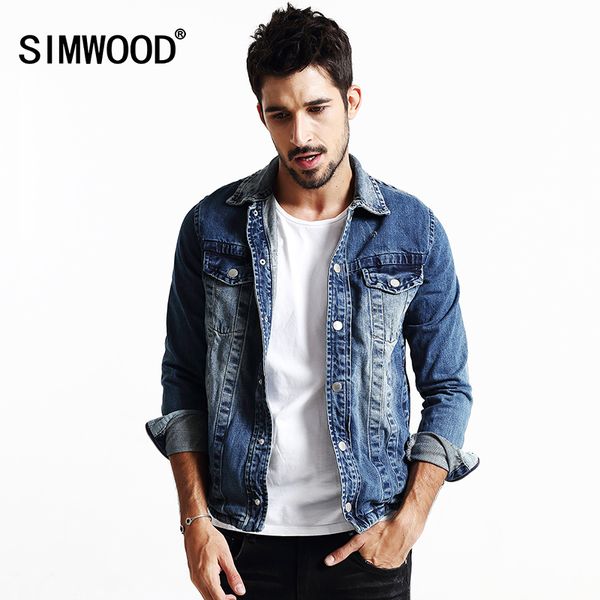 simwood 2016 new autumn winter fashion denim jacket men long sleeve casual coats slim fit nj6505, Black;brown
simwood 2016 new autumn winter fashion denim jacket men long sleeve casual coats slim fit nj6505, Black;brown