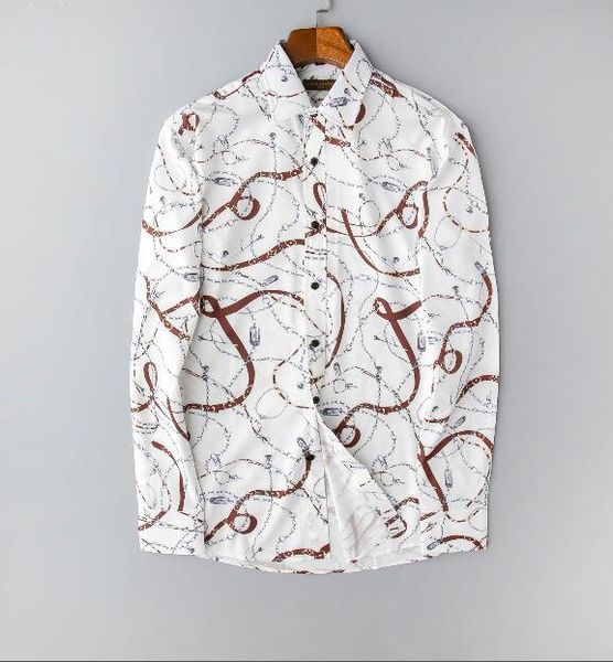 luxury baroque shirts designer dress shirts men fashion floral print medusa gold turn down collar social casual shirt mens camisa masculina, White;black 
luxury baroque shirts designer dress shirts men fashion floral print medusa gold turn down collar social casual shirt mens camisa masculina, White;black