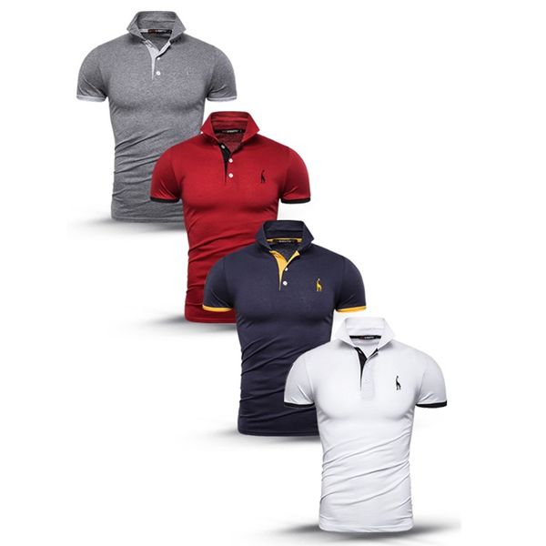 dropshipping negizber 4 pieces/lot polo shrit men brand quality cotton breathable polo giraffe mens solid patchwork mens polo, White;black
dropshipping negizber 4 pieces/lot polo shrit men brand quality cotton breathable polo giraffe mens solid patchwork mens polo, White;black
