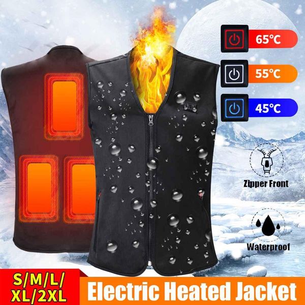 electric heated jacket men sleeveless vest outdoor usb heating vest jacket winter warm clothing waistcoat sports hiking vests, Camo;black
electric heated jacket men sleeveless vest outdoor usb heating vest jacket winter warm clothing waistcoat sports hiking vests, Camo;black