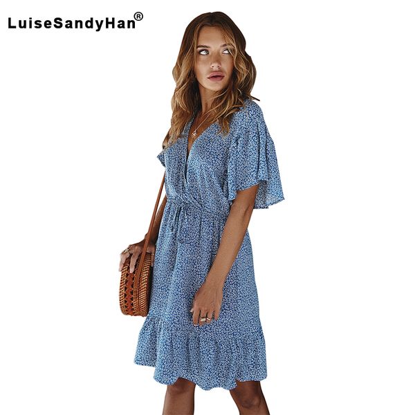 casual dresses ruffled short-sleeved dress female v-neck printed loose sleeve stitching basic women spring summer, Black;gray
casual dresses ruffled short-sleeved dress female v-neck printed loose sleeve stitching basic women spring summer, Black;gray