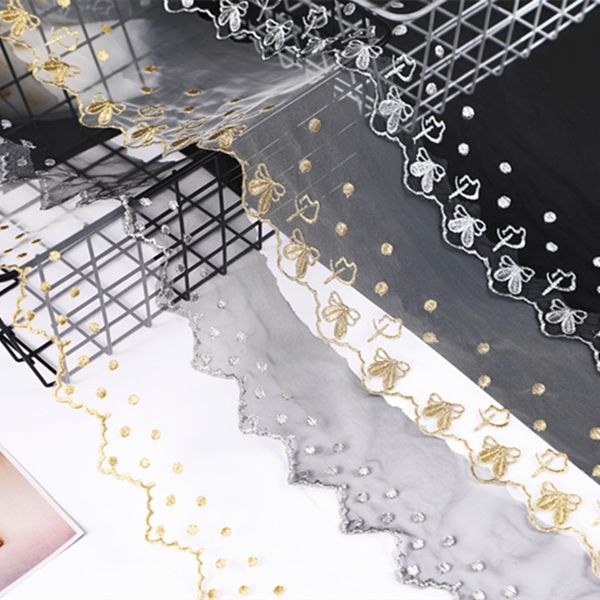 zsbszc 10yards new macrame bow-knot gold silver mesh lace trim net embroidery lace ribbon for sewing cloth accessorie ws05 ws06, Pink;blue
zsbszc 10yards new macrame bow-knot gold silver mesh lace trim net embroidery lace ribbon for sewing cloth accessorie ws05 ws06, Pink;blue