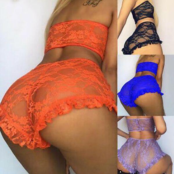 bkld 2019 new fashion lace sets short sheer mesh two piece sets women off shoulder crop and ruffle shorts suits ladies, Gray
bkld 2019 new fashion lace sets short sheer mesh two piece sets women off shoulder crop and ruffle shorts suits ladies, Gray