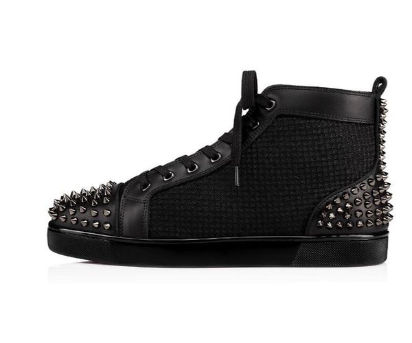 italy handmade sneakers red bottom sneaker men shoes high calfskin leather black aclouflat spikes 2 flat spikes sneaker wholesale
italy handmade sneakers red bottom sneaker men shoes high calfskin leather black aclouflat spikes 2 flat spikes sneaker wholesale
