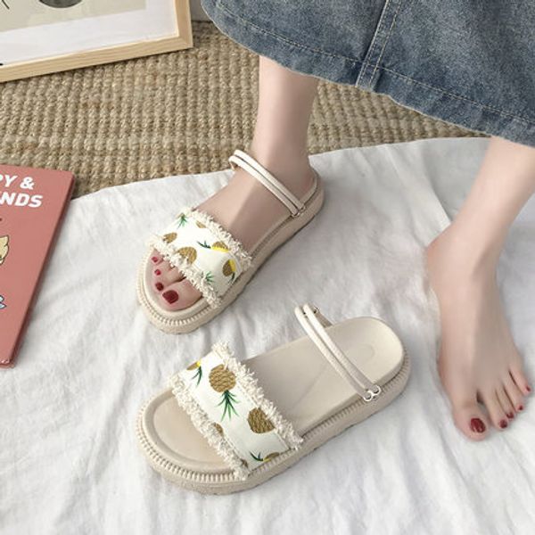 thick bottom two wearing sandals female wild small fresh 2020 new strawberry beach sandals summer sponge cake slippers, Black
thick bottom two wearing sandals female wild small fresh 2020 new strawberry beach sandals summer sponge cake slippers, Black