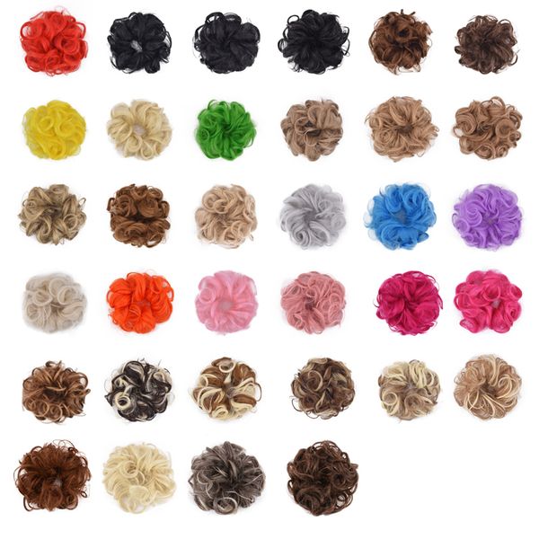 34 hair colors women ladies new pony tail messy curly hair extension bun hairpiece stage party wedding woman decoration, Brown
34 hair colors women ladies new pony tail messy curly hair extension bun hairpiece stage party wedding woman decoration, Brown