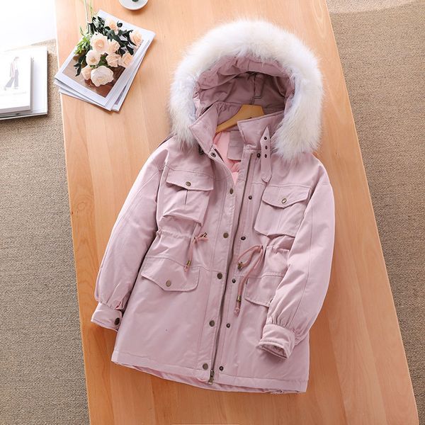 real raccoon fur collar 2020 winter coat women long down parka with a hood white duck down jackets female thick women loose coat, Black
real raccoon fur collar 2020 winter coat women long down parka with a hood white duck down jackets female thick women loose coat, Black
