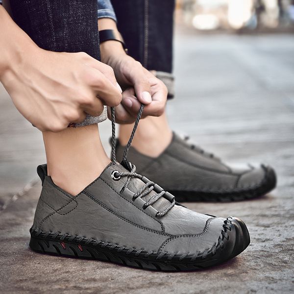 2019 casual shoes thick bottomed autumn comfort shoes business men's casual versatile youth trendy daily life leathe, Black
2019 casual shoes thick bottomed autumn comfort shoes business men's casual versatile youth trendy daily life leathe, Black