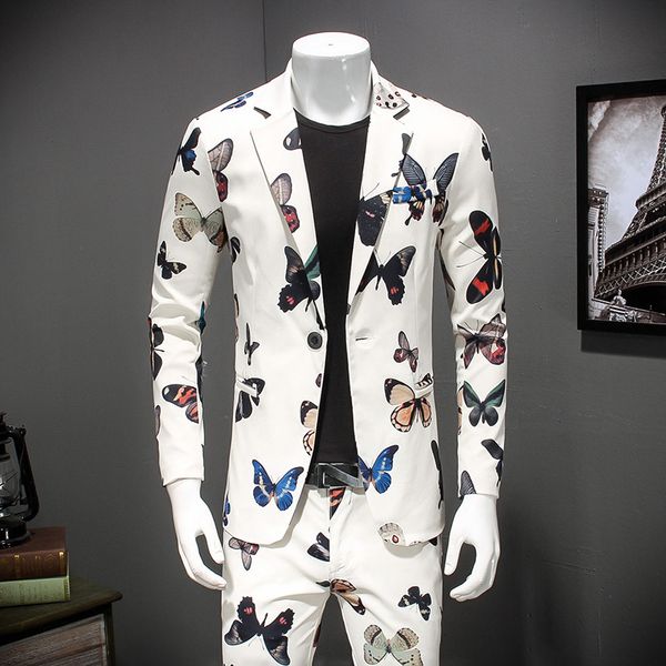 mens flroal blazer 2018 new fashion fancy slim fit blazer masculino mens stylish party prom for men plus size 4xl, White;black
mens flroal blazer 2018 new fashion fancy slim fit blazer masculino mens stylish party prom for men plus size 4xl, White;black
